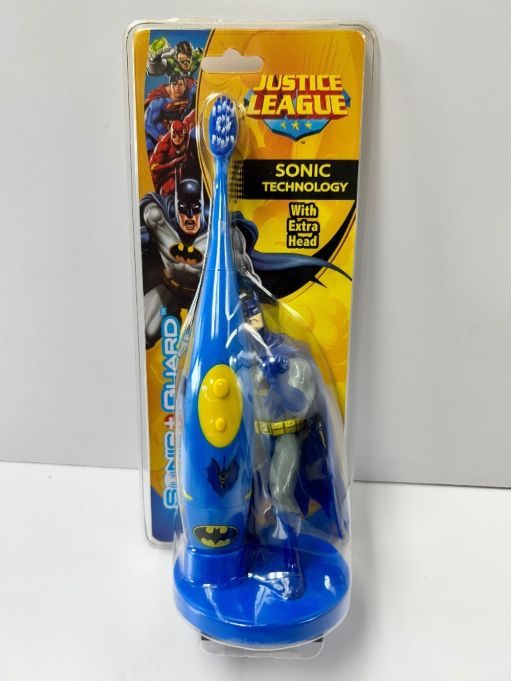 Batman Justice League Sonic Guard Battery Powered Toothbrush New Sealed